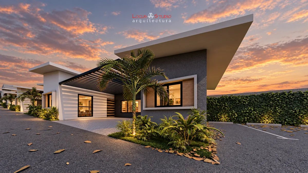 Apartamentos Desamp · Exterior view of the development
